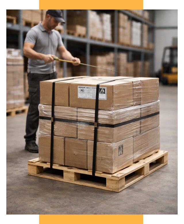 Упаковка и паллетирование грузов от 3542 р. | СетСервис-Бтс