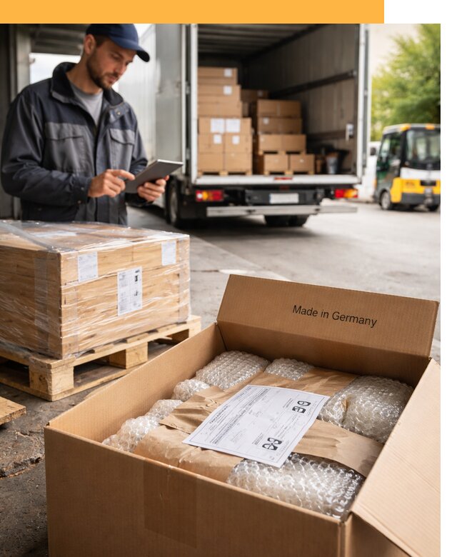 Доставка грузов из Германии от 45545 руб с таможенным оформлением