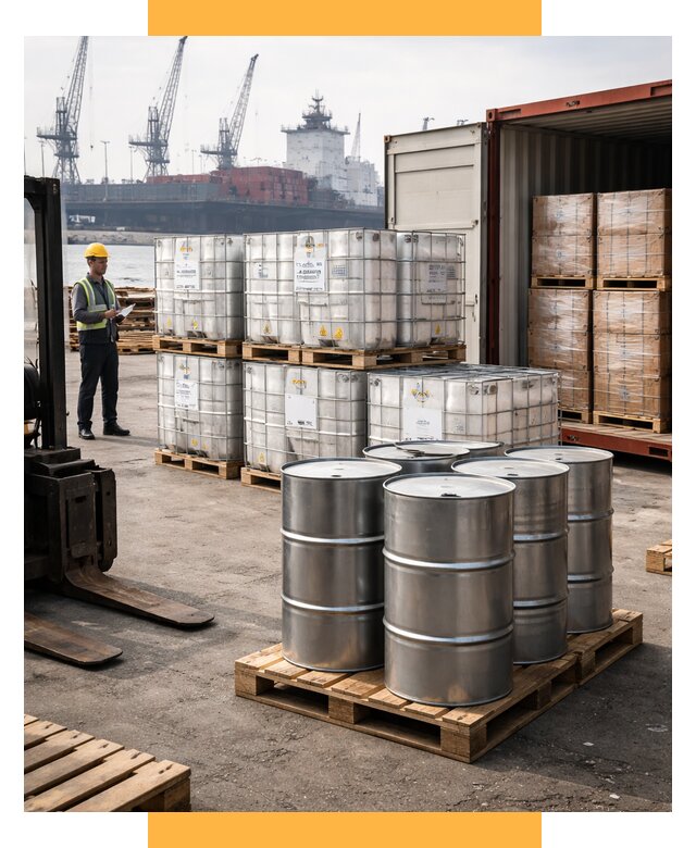 Доставка химического сырья из Индии от 253025 р. | СетСервис-Бтс