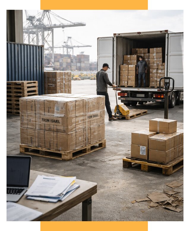Доставка грузов из Израиля от 15182 р., логистика от СетСервис-Бтс
