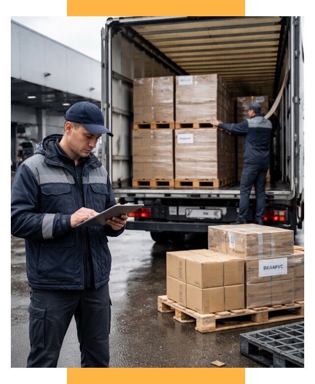 Доставка грузов из Беларуси от 15182 р. логистика СетСервис-Бтс