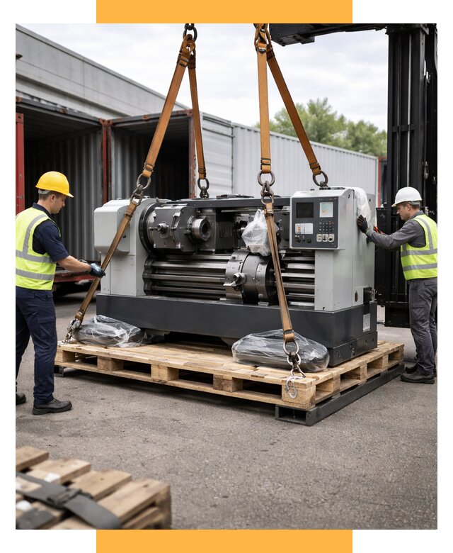 Перевозка станков и таможня от 60726 р. | СетСервис-Бтс логистика