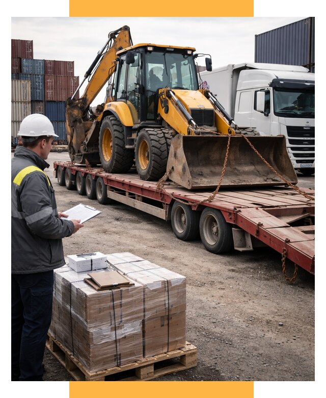 Международная перевозка спецтехники от 45545 р., СетСервис-Бтс