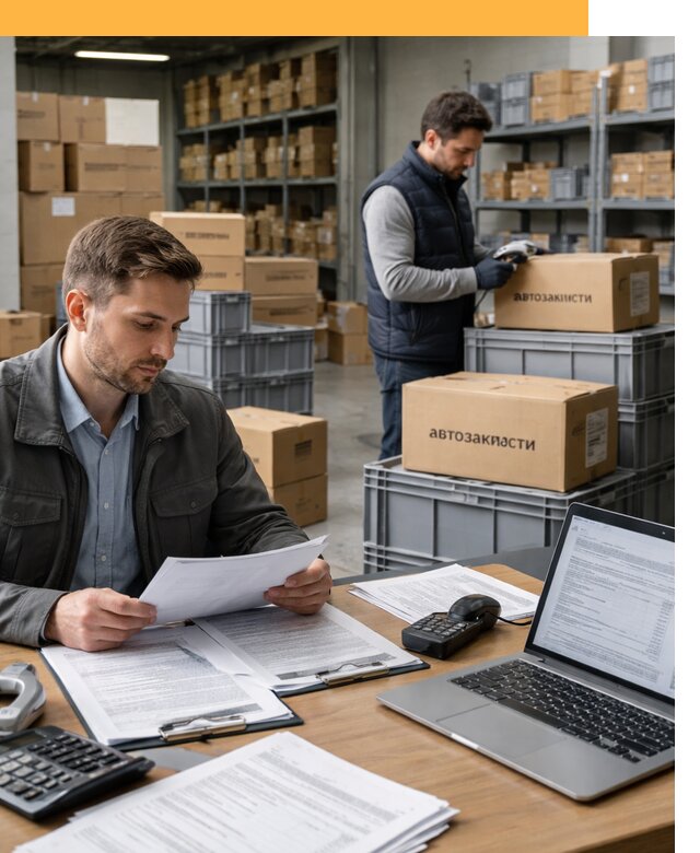 Таможенное оформление автозапчастей по выгодным тарифам от 8603