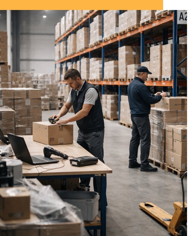 Склад консолидации в Европе: хранение, сортировка от 6579